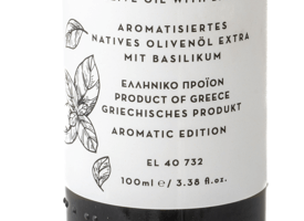 Infused Extra Virgin Olive Oil with Basil Aromatic Edition