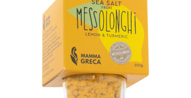 Sea salt from Messolonghi with lemon & turmeric
