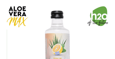 Ανθρακούχο νερό με αλόη | Γεύση λεμόνι