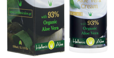 MULTI EFFECT ALOE VERA CREAM with 93% Organic Aloe & vit.E