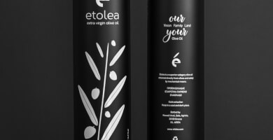 Ετολέα εξαιρετικό παρθένο ελαιόλαδο (Μαύρη φιάλη 500ml) Φωτογραφία 