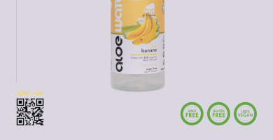 Νερό με αλόη | Γεύση μπανάνα