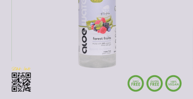 Νερό με αλόη | Γεύση φρούτα του δάσους