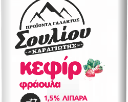 Κεφίρ με φράουλα
