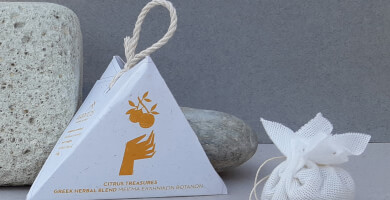 "ARRITOS' handmade single serve of herbal blend enclosed in pure cotton pouch ready to use Photo 
