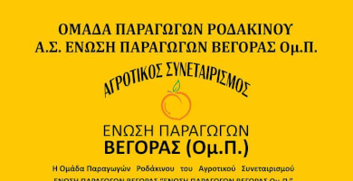 ΕΝΩΣΗ ΠΑΡΑΓΩΓΩΝ ΒΕΓΟΡΑΣ Photo 3