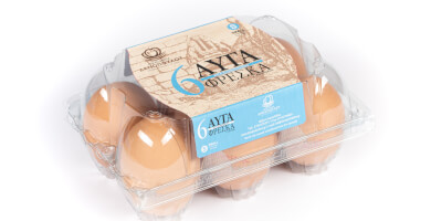 Half a dozen eggs up to 53 gr. (small) ''Oikogeneia DANOPOULOU''