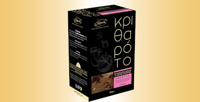 Κριθαρότο με μανιτάρια Porcini και λιαστές ντομάτες