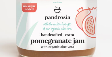 Μαρμελάδα έξτρα ρόδι με αλόη