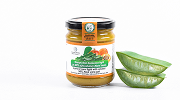 Apricot jam light with 30% aloe