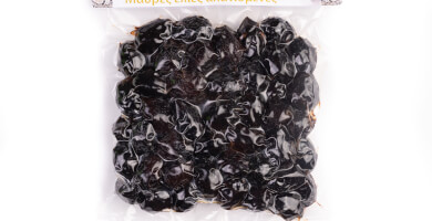 Authentic Black Salty Olives from Lesvos island