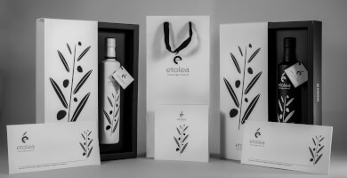 Συσκευασία δώρου κασετίνα ετολεα μαύρο 500 ml Φωτογραφία 