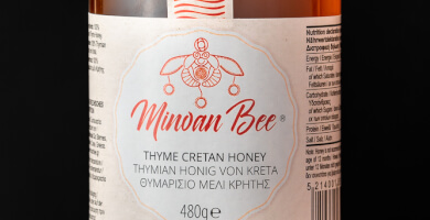 Θυμαρίσιο Μέλι Κρήτης 480gr (κλασικό βάζο)