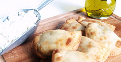 Cheese and spinach pies