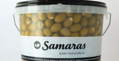 Γεμιστές Ελιές με Σκόρδο σε συσκευασία horeca