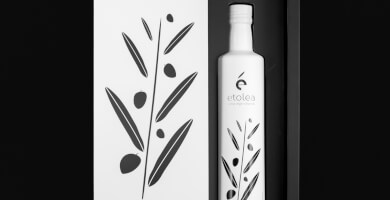 Συσκευασία δώρου κασετίνα ετολεα άσπρο 500 ml Φωτογραφία 