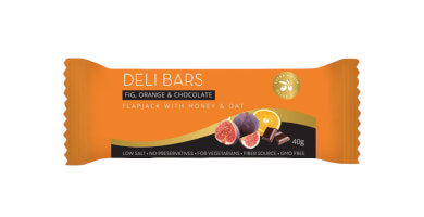 Multifoods Μπάρα Δημητριακών Deli Bars με Σύκο, Πορτοκάλι & Σοκολάτα