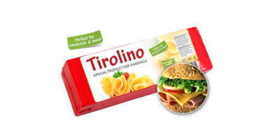 Tirolino προϊόν με φυτικά λιπαρά