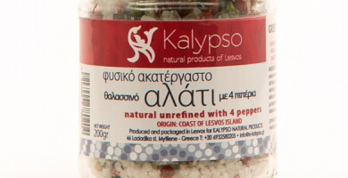 NATURAL SEA SALT WITH 4 PEPPERS 200 GR