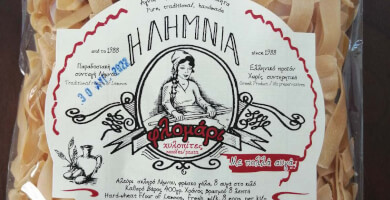 traditional pasta made in Lemnos island (Large shape)