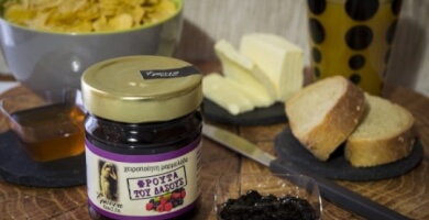 Handmade forest FRUIT jam