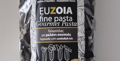 Squid ink Tagliatelle / Penne pasta , 400gr Photo 