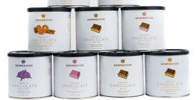 Drinking Chocolate in Various Flavours
