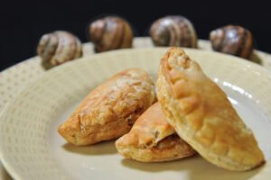PIES WITH MINUTE SNAIL FILLET FILLING