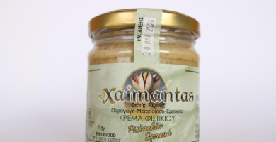 ΚΡΕΜΑ ΜΕ ΠΑΣΤΑ ΦΙΣΤΙΚΙΟΥ  ΧΩΡΙΣ ΖΑΧΑΡΗ