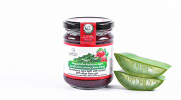 Strawberry jam light with 30% aloe