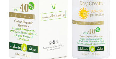 ALOE VERA DAY CREAM με κολλαγόνο & argan oil