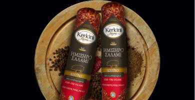 KERKINI FARM  Ημίξηρο Σαλάμι με 100% Ελληνικό Χοιρινό Κρέας 180gr