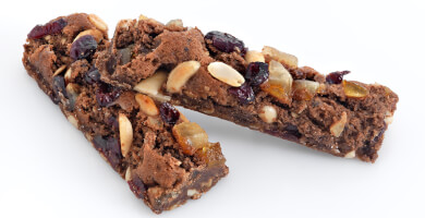 Oαt bars with dried fruits