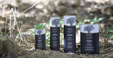 Elidia extra virgin olive oil tin canister series