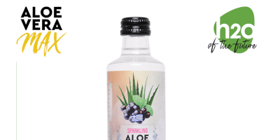 Ανθρακούχο νερό με αλόη | Γεύση Φραγκοστάφυλο