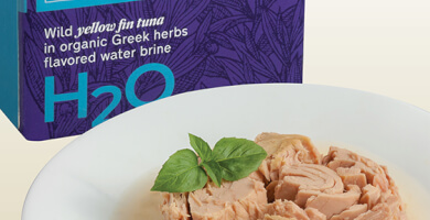 ΤΟΝΟΣ YELLOWFIN σε άλμη με Βιολογικό Ανθόνερο ελληνικών βοτάνων -150 gr