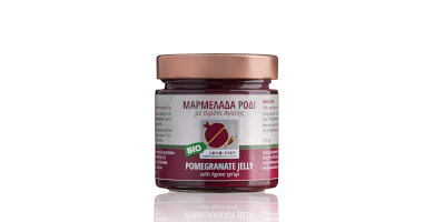 11111 Thavmasio Rodi LIQUID RUBY Βιολογική Μαρμελάδα Ρόδι με Σιρόπι Αγαύης