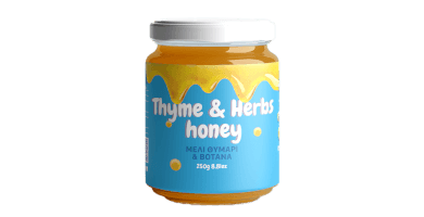 Ελληνικό Μέλι Θυμάρι και Βότανα 250γρ