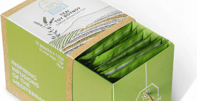 Greek Mountain Tea bags and cut herb Herbs In The Sun