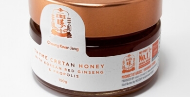 Thyme Cretan Honey with Korean Red Ginseng & Propolis