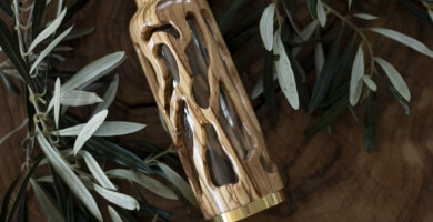 ΞΥΛΙΝΟ ΜΠΟΥΚΑΛΙ ΑΠΟ ΕΛΙΑ - 200 ML - ΣΧΕΔΙΟ ΡΙΖΑ Φωτογραφία 