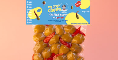 Γεμιστές Ελιές με Piri Piri σε vacuum 250gr