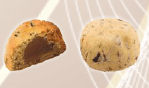 Soft cookies with apple