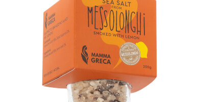 Sea salt from Messolonghi smoked with lemon