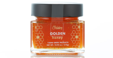 Μέλι Θυμαρίσιο με Φύλλο Βρώσιμου Χρυσού 24Κ