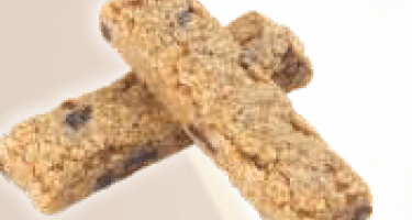 Flapjack with cranberrys