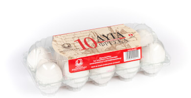 Αυγά ''Οικογένεια ΔΑΝΟΠΟΥΛΟΥ'' 63-73 γρ. (large) 10αδα λευκά