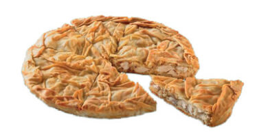 Traditional Ioannina chicken pie