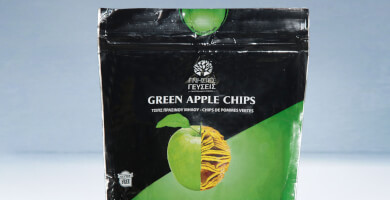 Τσιπς απο Πράσινο Μήλο ( Granny Smith)