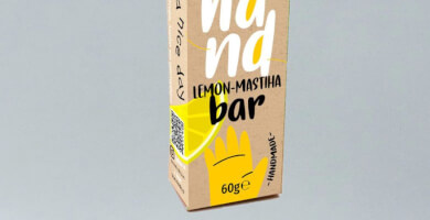 Bar with Almond Butter, Lemon, and Mastic Oil